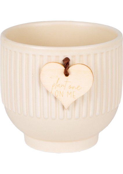 Seramik Saksı Krem 10X10.5 Cm. modelleri