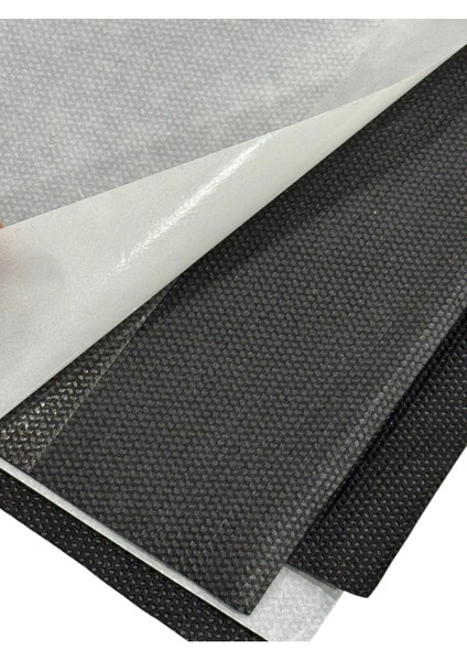 80X100 cm Siyah Yapışkanlı Çanta Astarı ve Telası Seti
