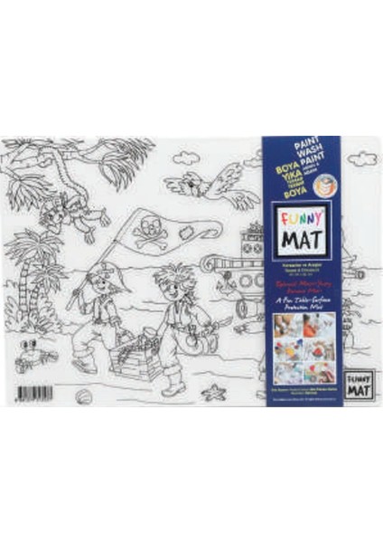 Funny Mat - Korsanlar ve Araçlar 25 x 35 cm
