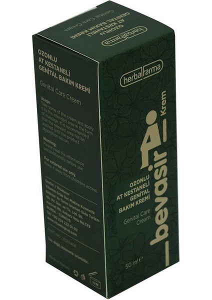 Bevasir Ozonlu At Kestaneli Genital Bakım Kremi 50 ml modelleri