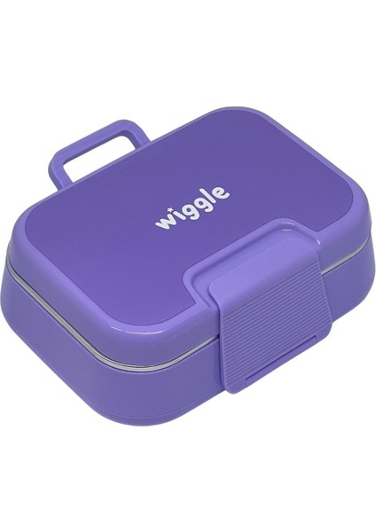 Wiggle Çelik Beslenme Kutusu Lila 3488