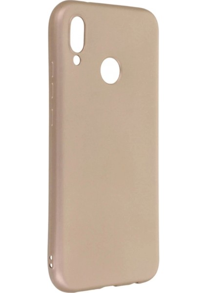 Huawei P20 Lite Kılıf First Silikon - Gold