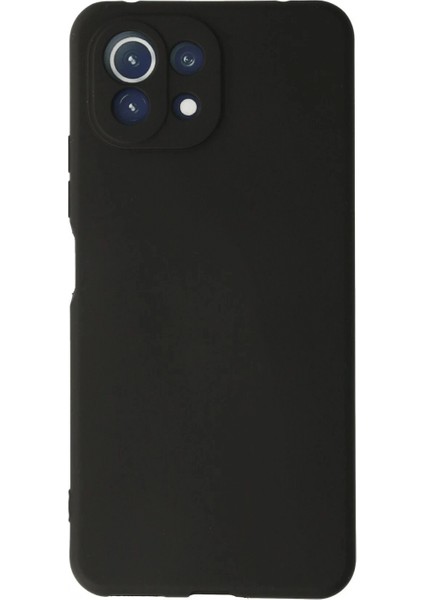 Xiaomi Mi 11 Lite Kılıf First Silikon - Siyah