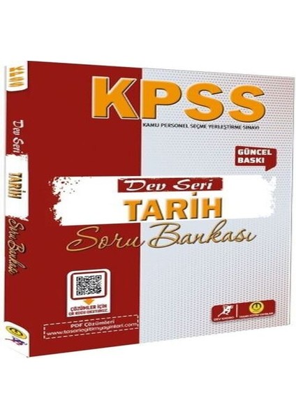 Tasarı Yayınları 2024 Kpss Dev Seri Tarih Soru Bankası