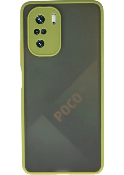 Xiaomi Poco F3 Kılıf Montreal Silikon Kapak - Açık Yeşil