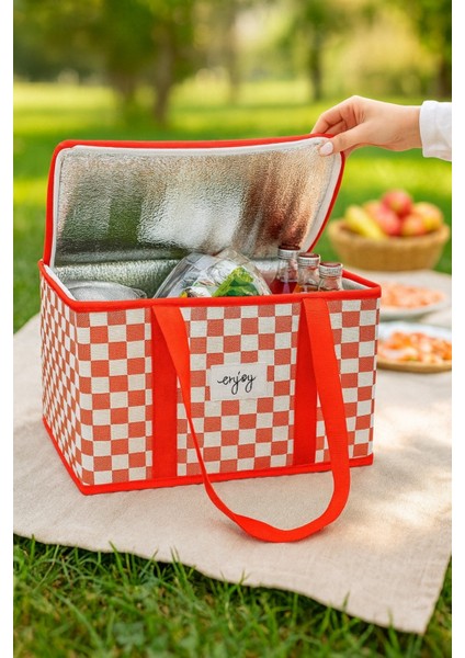 Termo Yalıtımlı Piknik Çantası 35 x 20 x 20 cm fırsatları