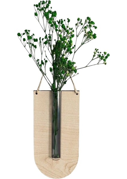 Ahşap 3'lü Duvar Çiçekliği Kahverengi, Dekoratif ve Şık Tasarım fırsatları