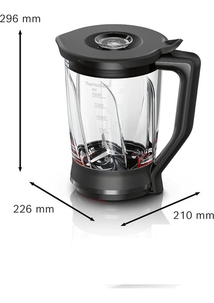 MUZ9MX2 Optimum 8VE9 Mutfak Robotu Için Blender Aparatı fiyatları