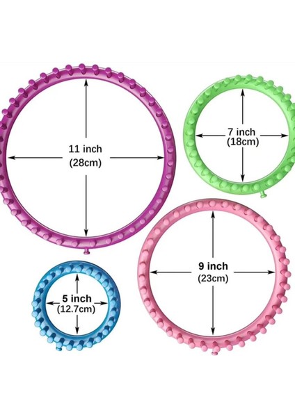 Yuvarlak Atkı ve Bere Örme Aparatı, Kolay ve Pratik Kullanım Sağlar. fiyatları