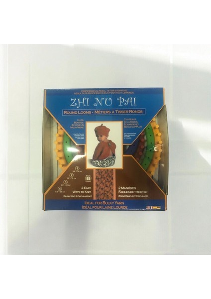 Yuvarlak Atkı ve Bere Örme Aparatı, Kolay ve Pratik Kullanım Sağlar. fırsatları