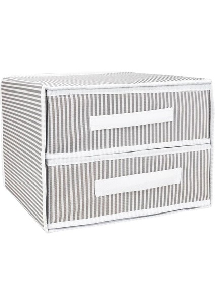2 Bölmeli Kumaş Çekmece Organizer – 31 x 30 x 22 cm fırsatları