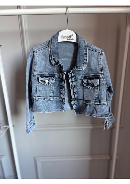 Kız Çocuk Kot Ceket