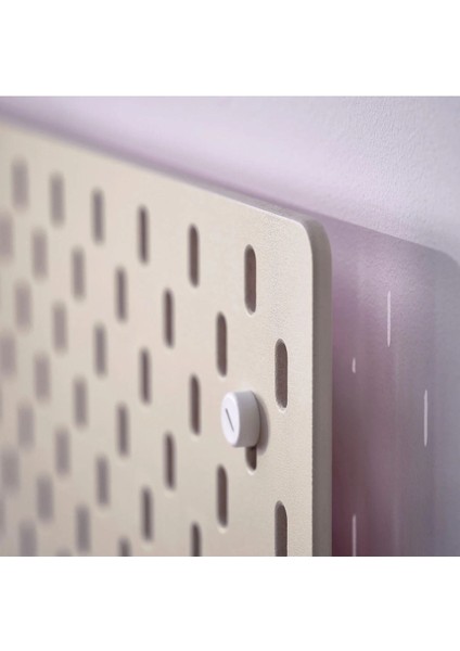 Skadis Çift Taraflı Çok Amaçlı Pano, Bej ve Pembe, 36X56 cm fırsatları