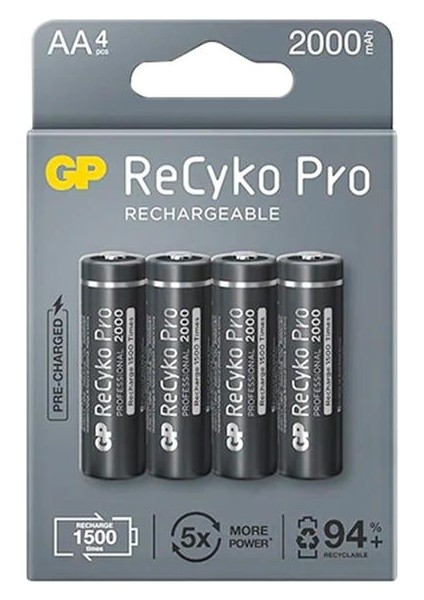 Recyko Pro Aa 2000 Mah Şarjlı 4'lü Pil
