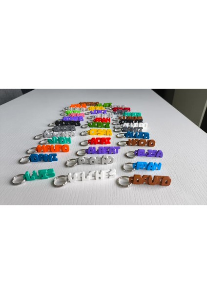 Kişiselleştirilmiş Isim Anahtarlık (Istenilen Isim Yazılır) fiyatları