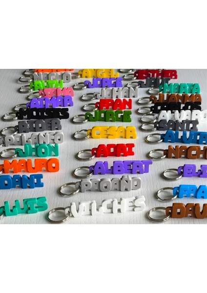 Kişiselleştirilmiş Isim Anahtarlık (Istenilen Isim Yazılır) modelleri