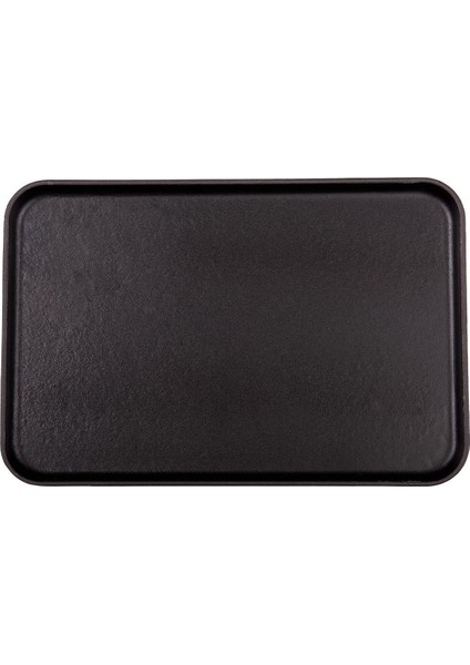 20*30 cm Dikdörtgen Düz Sunum Tabak Mat Siyah modelleri