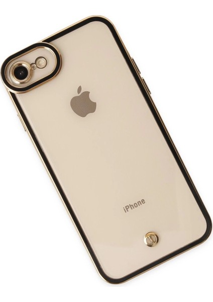 iPhone 7 Kılıf Liva Lens Silikon - Siyah modelleri