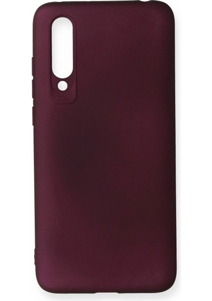 Xiaomi Mi 9 Lite Kılıf First Silikon - Mürdüm