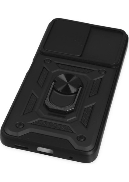 Xiaomi Poco X3 Gt Kılıf Pars Lens Yüzüklü Silikon - Siyah indirimleri