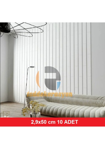 Beyaz Ahşap Şerit Duvar Paneli ve Çıtası, Şık ve Doğal Görünüm Sağlar