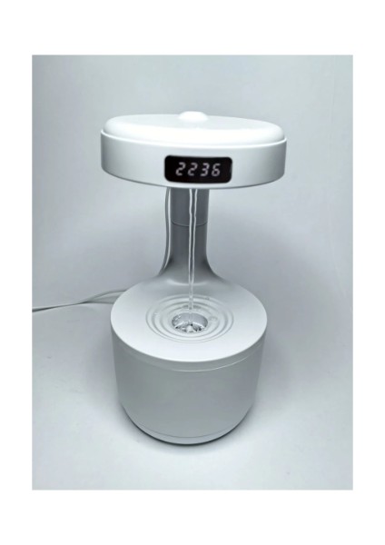 Hava Nemlendirici Yer Çekimine Karşı Su Damlalı Buhar Makinesi 800ML. (Beyaz) Antı-Gravıty Su Damlacıklı Yerçekimine Karşı Ortam Hava Nemlendirici