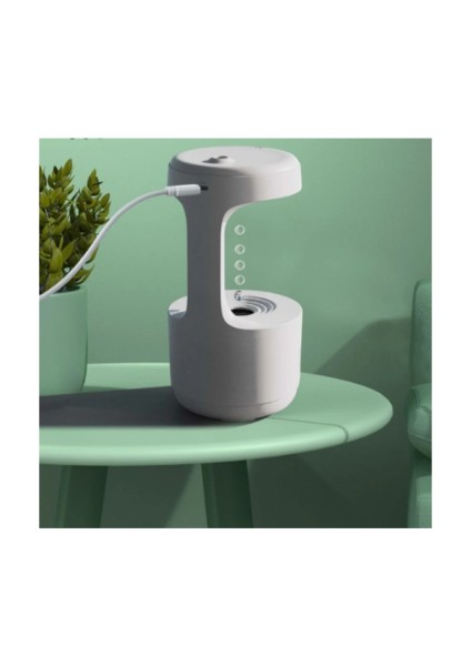 Hava Nemlendirici Yer Çekimine Karşı Su Damlalı Buhar Makinesi 800ML. (Beyaz) Antı-Gravıty Su Damlacıklı Yerçekimine Karşı Ortam Hava Nemlendirici modelleri