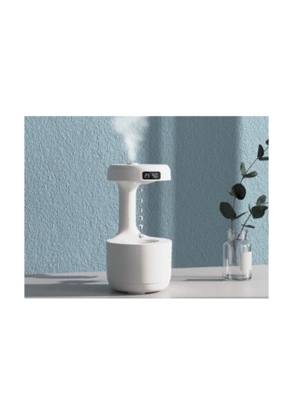 Hava Nemlendirici Yer Çekimine Karşı Su Damlalı Buhar Makinesi 800ML. (Beyaz) Antı-Gravıty Su Damlacıklı Yerçekimine Karşı Ortam Hava Nemlendirici fırsatları