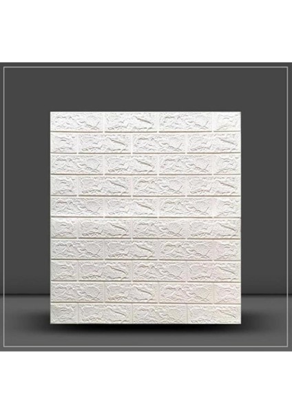 Kendinden Yapışkanlı 70X77CM 3D Foam Duvar Paneli, Kolay Dekorasyon.