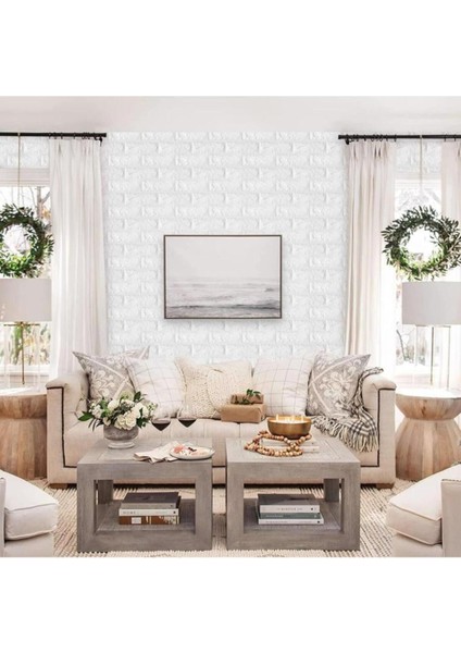 Kendinden Yapışkanlı 70X77CM 3D Foam Duvar Paneli, Kolay Dekorasyon. modelleri