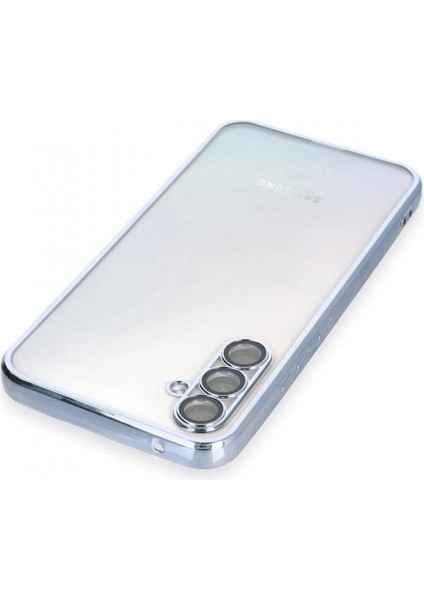 Samsung Galaxy A54 5g Kılıf Lensli Silikon - Açık Mavi modelleri