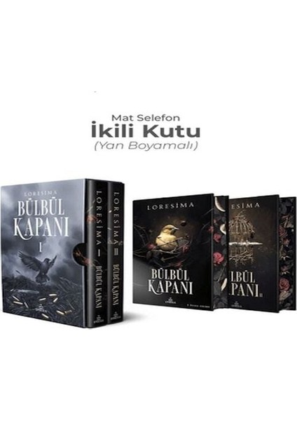 Bülbül Kapanı Ikili Kutu - Yan Boyamalı