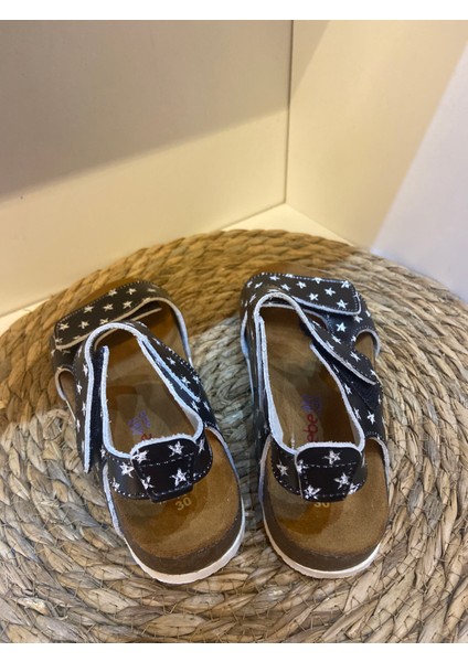 Hakiki Deri Mantar Taban Ortopedik Sandalet fırsatları