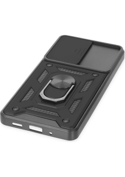 Samsung Galaxy S20 Fe Kılıf Pars Lens Yüzüklü Silikon - Siyah indirimleri