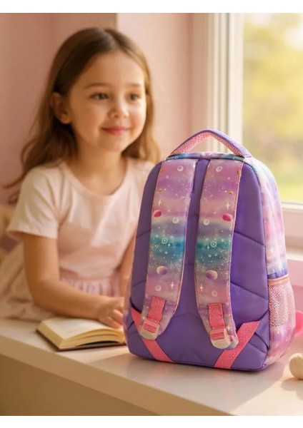 Lisanslı Dondurma Desenli Ilkokul Sırt Çantası, Beslenme Çantası ve Kalemlik Seti indirimleri