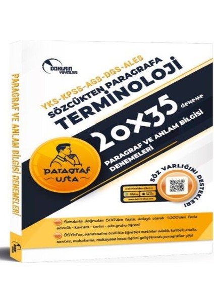 Doktrin Yayınları Yks-Kpss-Ags-Dgs-Ales Paragraf 20*35 Deneme