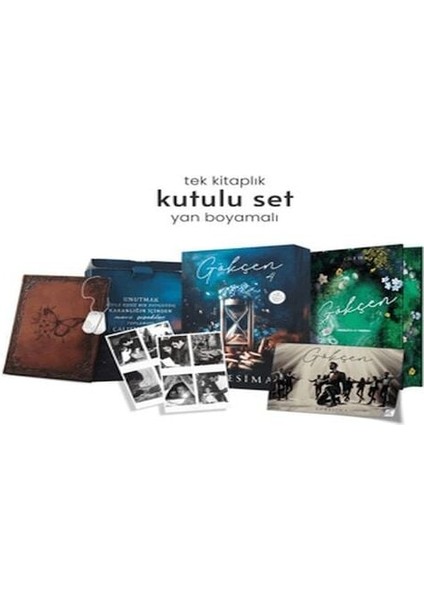 Gökçen 4 - Yan Boyamalı Hediyeli Kutu (Ciltli)