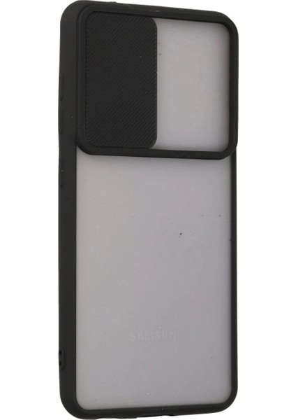 Samsung Galaxy S21 Fe Kılıf Palm Buzlu Kamera Sürgülü Silikon - Siyah fiyatları