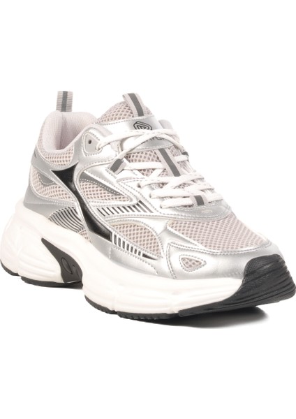 Gümüş Fileli Kadın Spor Ayakkabı GS-251-530 G