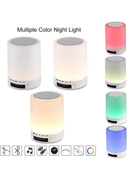 Renk Değiştiren Romantik Masa Lambası ve Kablosuz Hoparlör ile Ortam Aydınlatması modelleri