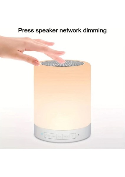 Renk Değiştiren Romantik Masa Lambası ve Kablosuz Hoparlör ile Ortam Aydınlatması fırsatları