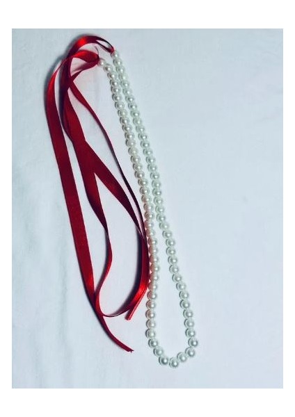 Kırmızı Söz Nişan Yüzük Kurdelesi, Dökülen Incili, Gelin Damat