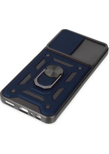 Samsung Galaxy A04S Kılıf Pars Lens Yüzüklü Silikon - Lacivert fırsatları