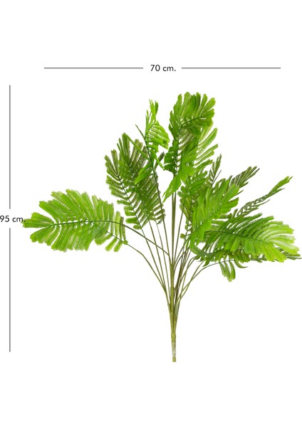 Yapay Bitki Fujer Eğreltiotu Yeşil 95 Cm. fırsatları
