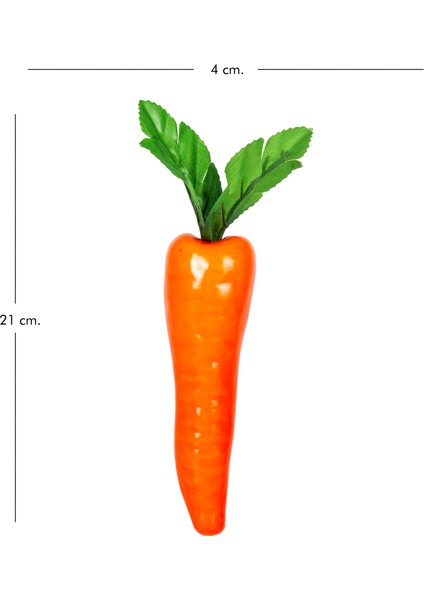 Yapay Meyve Havuç Turuncu 4X21 Cm. modelleri