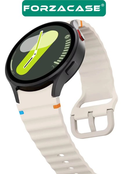 Samsung Watch 6 Classic 47MM ile Uyumlu Wavy Style Tokalı Silikon Kordon Kayış - FC1101 fırsatları