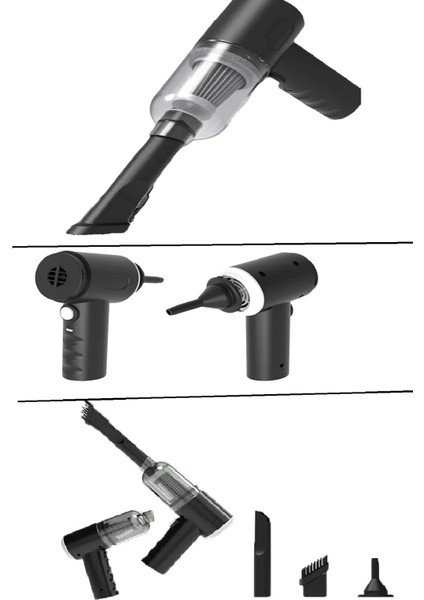 120 W Şarjlı El Süpürgesi Çekme – Üfleme Özellikli Ev Araba Klavye Süpürgesi (491491) modelleri