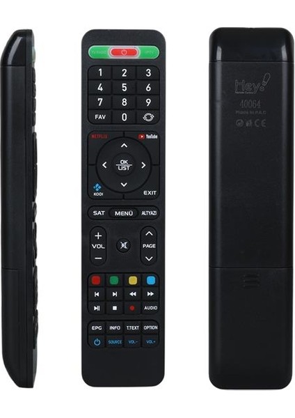 Hiremco Turbo 4K Netflix Youtube Tuşlu Hd Uydu Kumandası