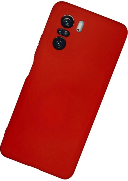 Xiaomi Poco F3 Kılıf Nano Içi Kadife Silikon - Kırmızı fiyatları