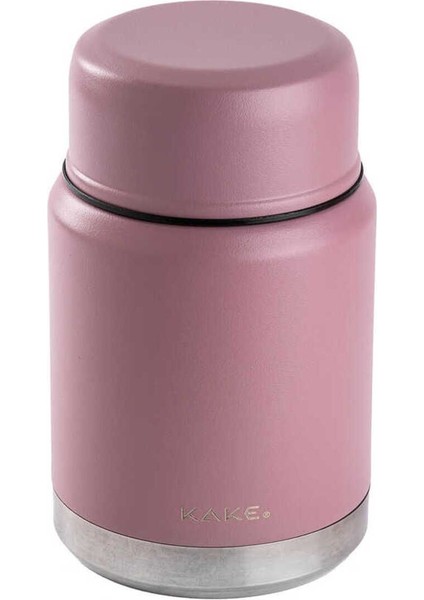 Kake, 500 Ml, Paslanmaz, Sızdırmaz, Çelik Kaşıklı, Yemek Termosu, Sefer Tası, Gınger KFY-XD017